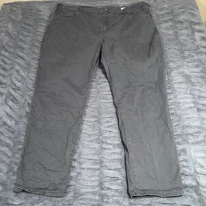 Flint and Tinder Mens Athletic Tapered Fit Pants 44x30 Charcoal Gray Chino
